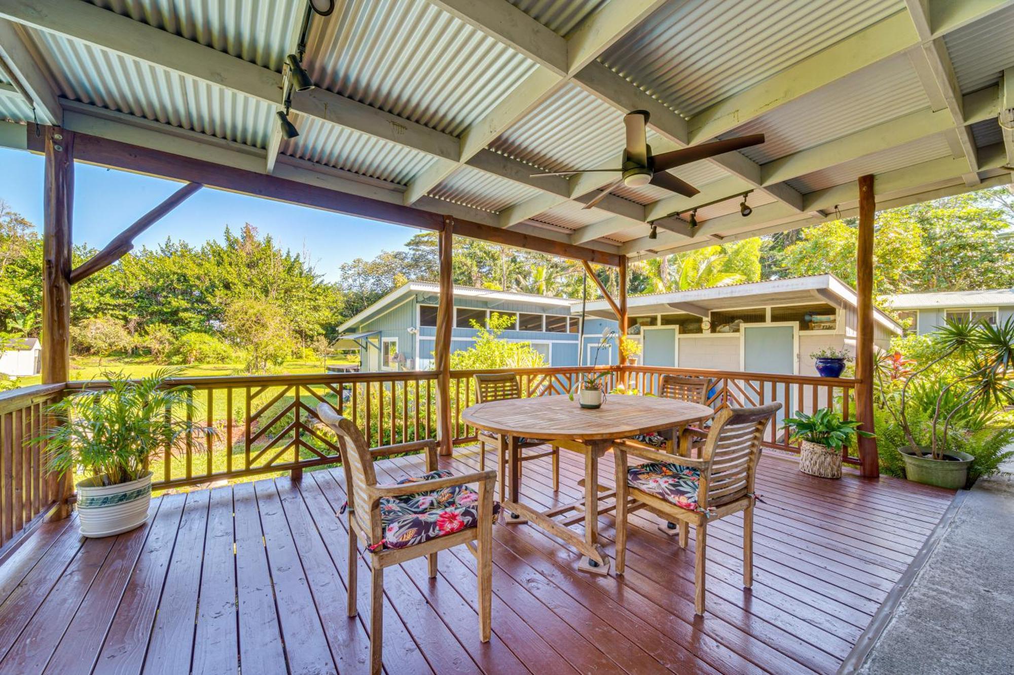 Keaau Apartment On Beautiful Acre With Pool And Deck! Kültér fotó